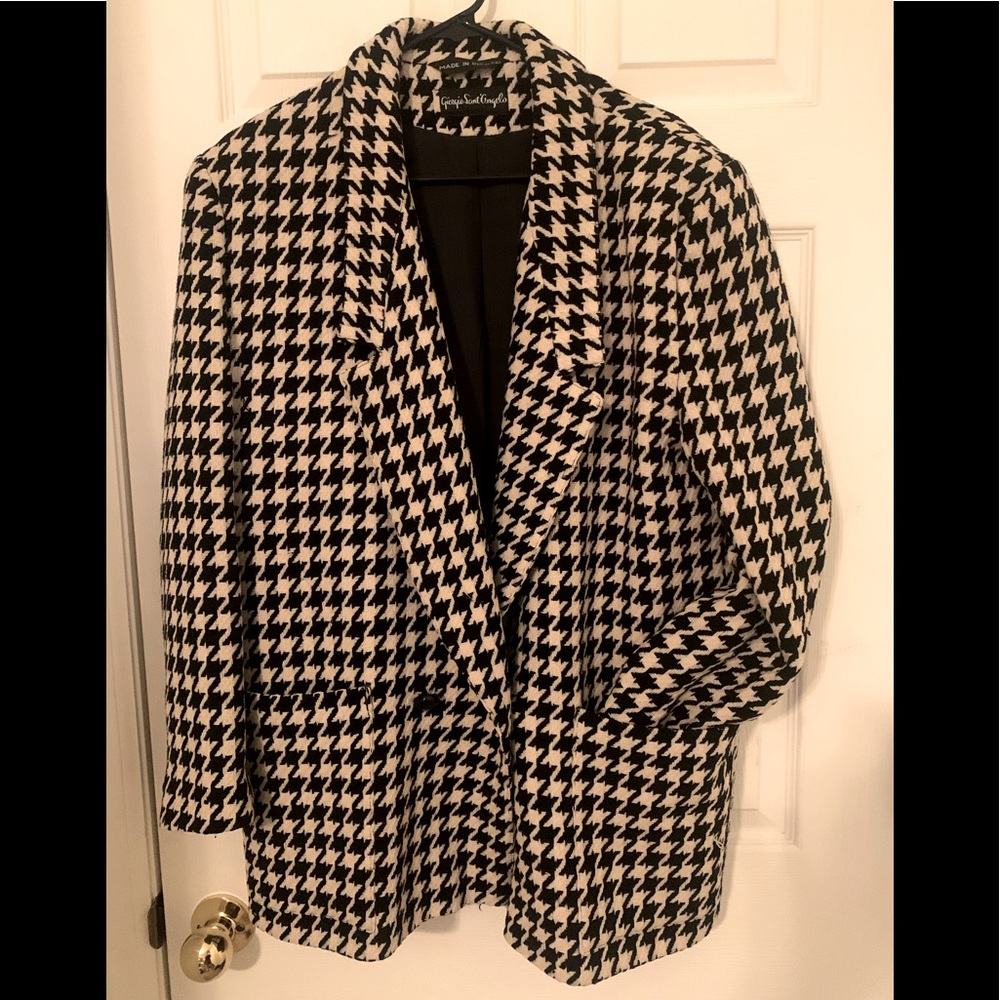 COPY - Vintage Giorgio Sant’Angelo houndstooth blazer